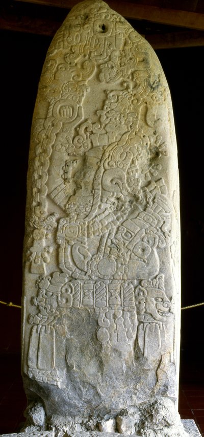 Tikal Stela 31, Early Classic Period, 445 AD by Mayan